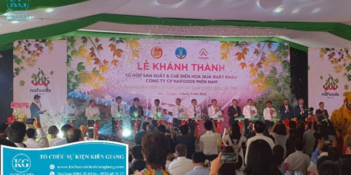 Dịch vụ tổ chức lễ khánh thành chuyên nghiệp giá rẻ tại Kiên Giang