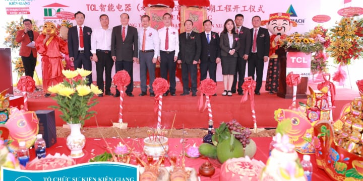 Dịch vụ tổ chức sự kiện lễ khởi công tại Kiên Giang