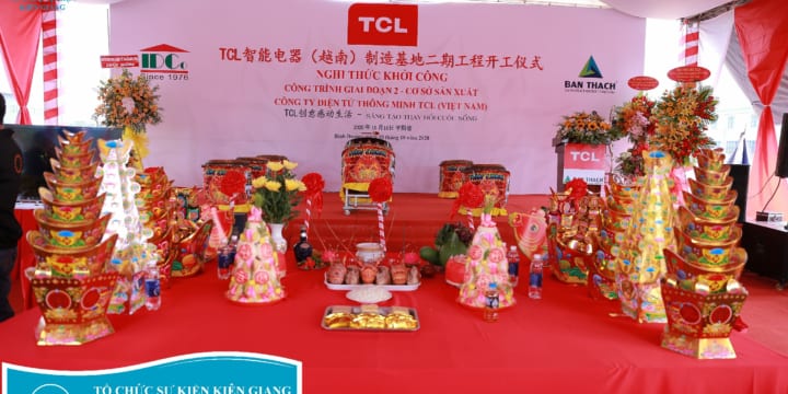 Tổ chức lễ khởi công giá rẻ tại Kiên Giang